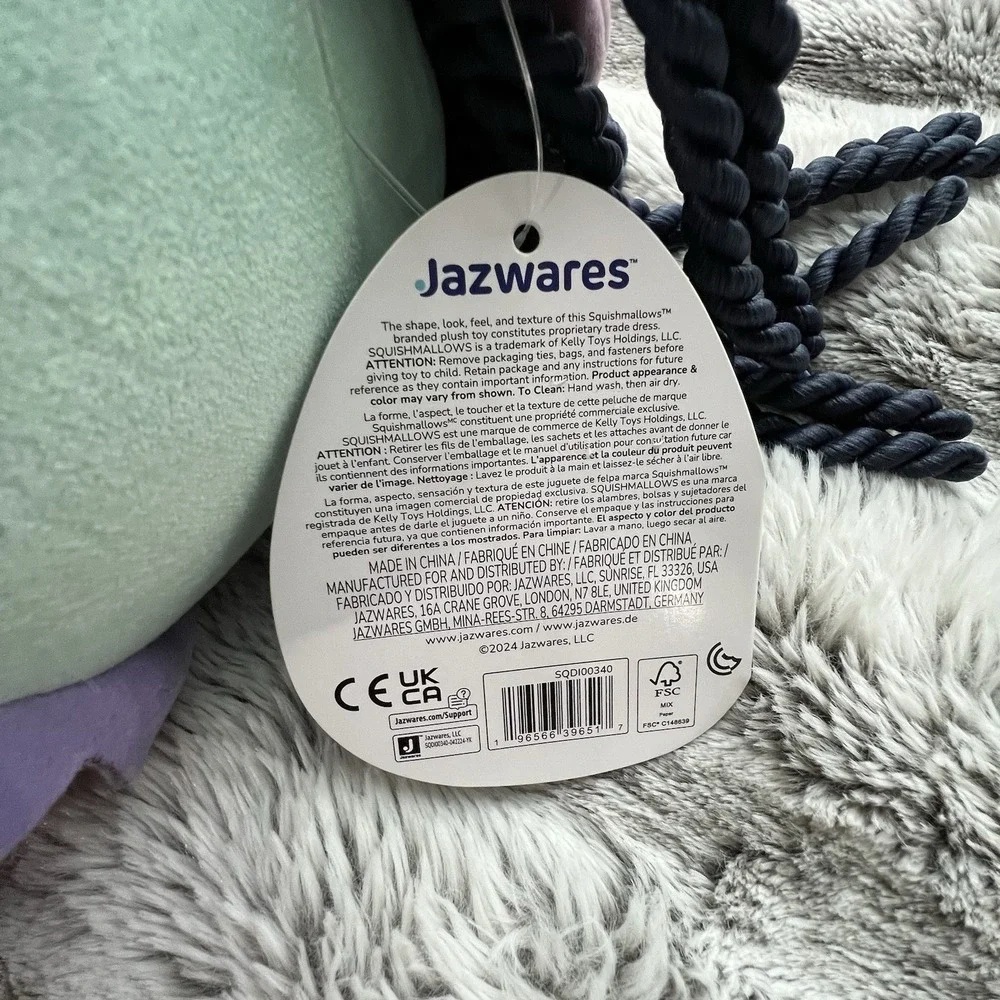 Disney Squishmallows Nightmare‎ Before Christmas Shock Plush 10